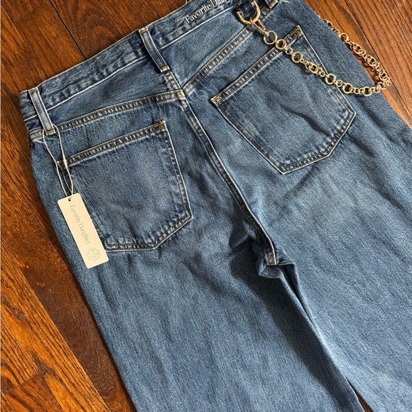 *BRAND NWT* Favorite Daughter “The Masha” Wide-Leg High-Rise Jeans - Picture 10 of 10